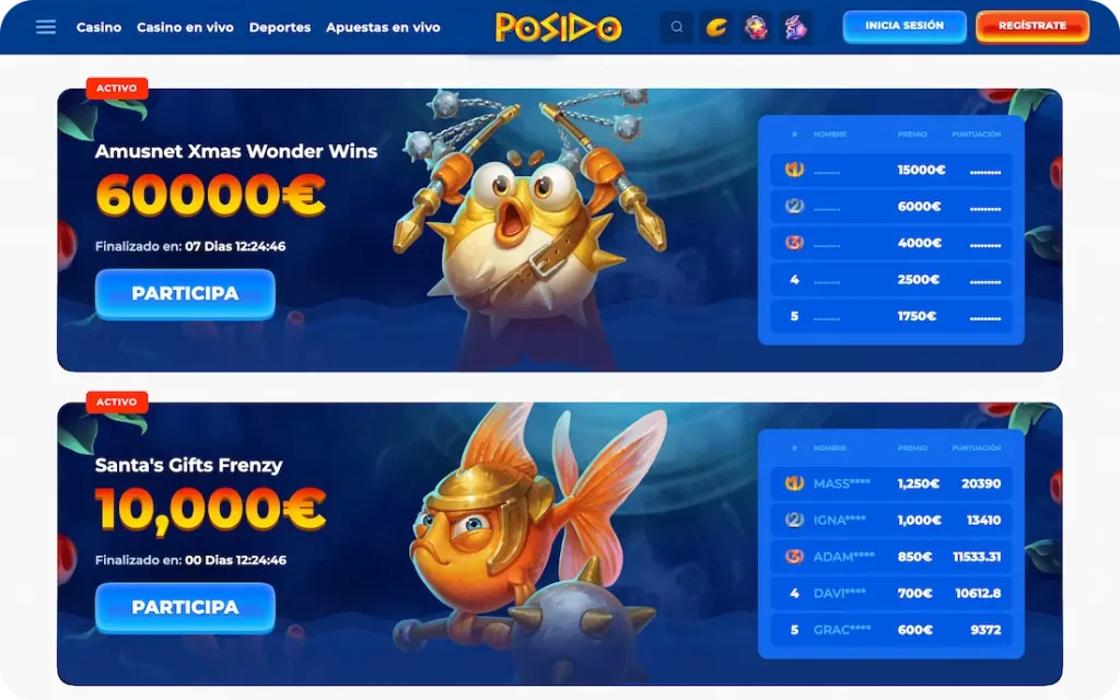 torneo de casino posido